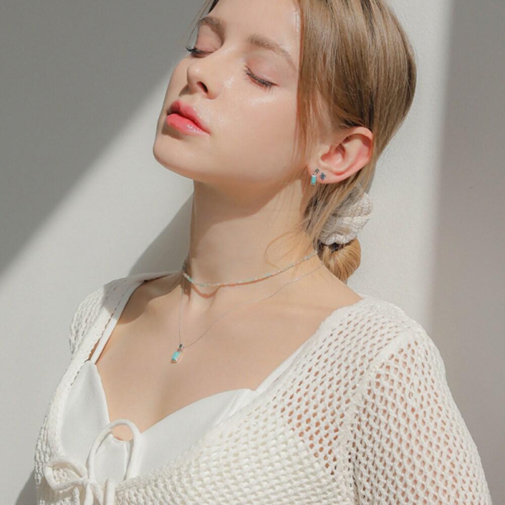 J.Lauren Pastel Crystal Choker Necklace N01064