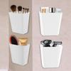 4 Pack Self-Adhesive Wall Mounted Storage Boxes, Kitchen Cabinet Door Storage Box Organiser, for Cupboard, Bathroom, Fridge Organiser Storage Box