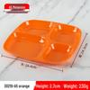 A5 Melamine Divided Cafeteria Tray