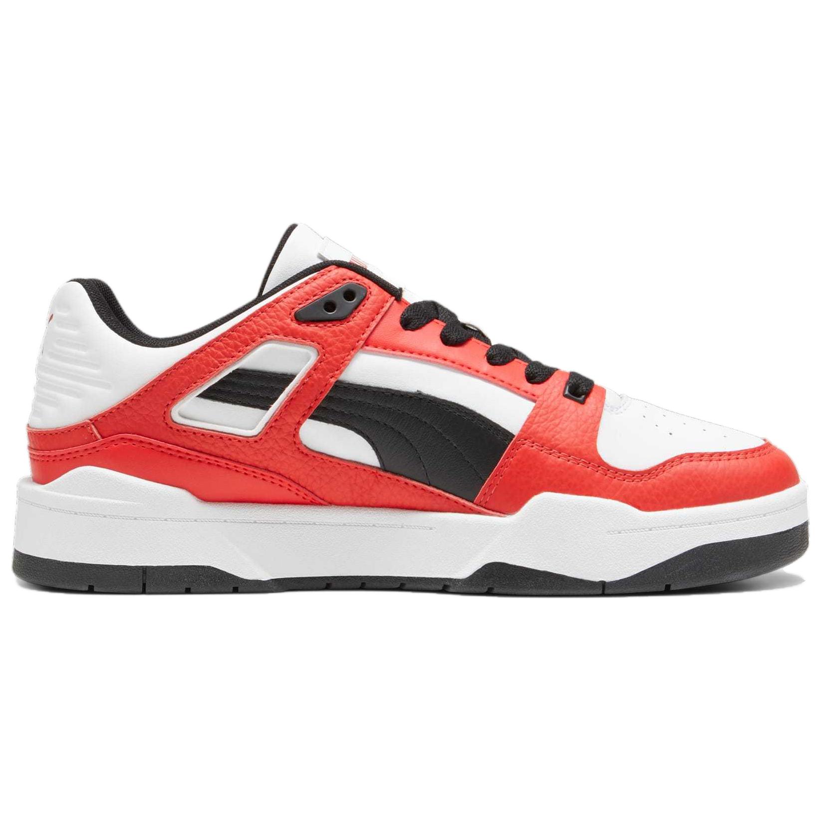 

New PUMA Slipstream Leather White Black Red 387544-25 39