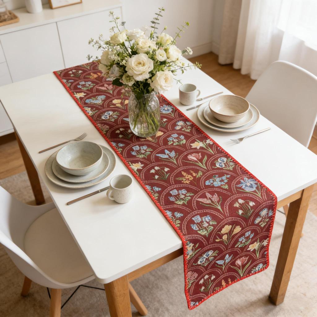All-match Tablecloth Mat Dining Table, TV Cabinet & Center Table Nordic Cotton Linen Table Runner