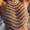2026 LIVE4U Vintage Luxury Handmade Women Body Jewelry Sexy Multi-layer Pearl Tassel Necklace Body Chain
