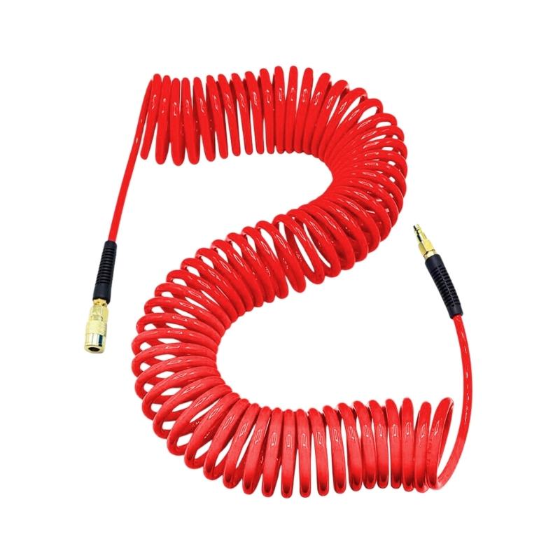 1.0 MPa 2 Mm Air Compressor Hose with PU Coiled Body for Repair Work, Inflation Service, Workshop Storage and Daily Garage Service