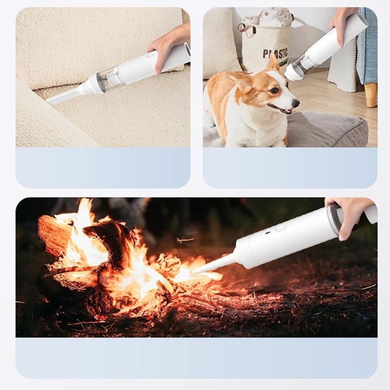 Haushaltsgeräte Staubsauger Trocken Nass Reinigungsgerät 11000Pa 90W USB-Aufladung Handstaubsauger Tragbar Müll Abfall Entferner