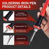 NEW Adjustable Cordless Soldering Station Solder Iron for Dewal/Makita/Milwaukee 18V-11V Max Li-ion Battery for DIY Repair Tool
