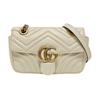 [Gebraucht] GG Marmont Matelassé Mini Tasche 'Weiß' - Sehr Gut #IFZUKY