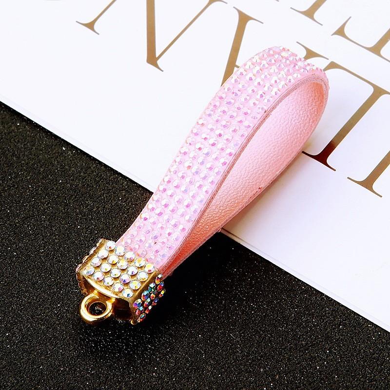 Colored Leather Keychain Rope Pendant Bag Decoration Fashion Gifts Ornament