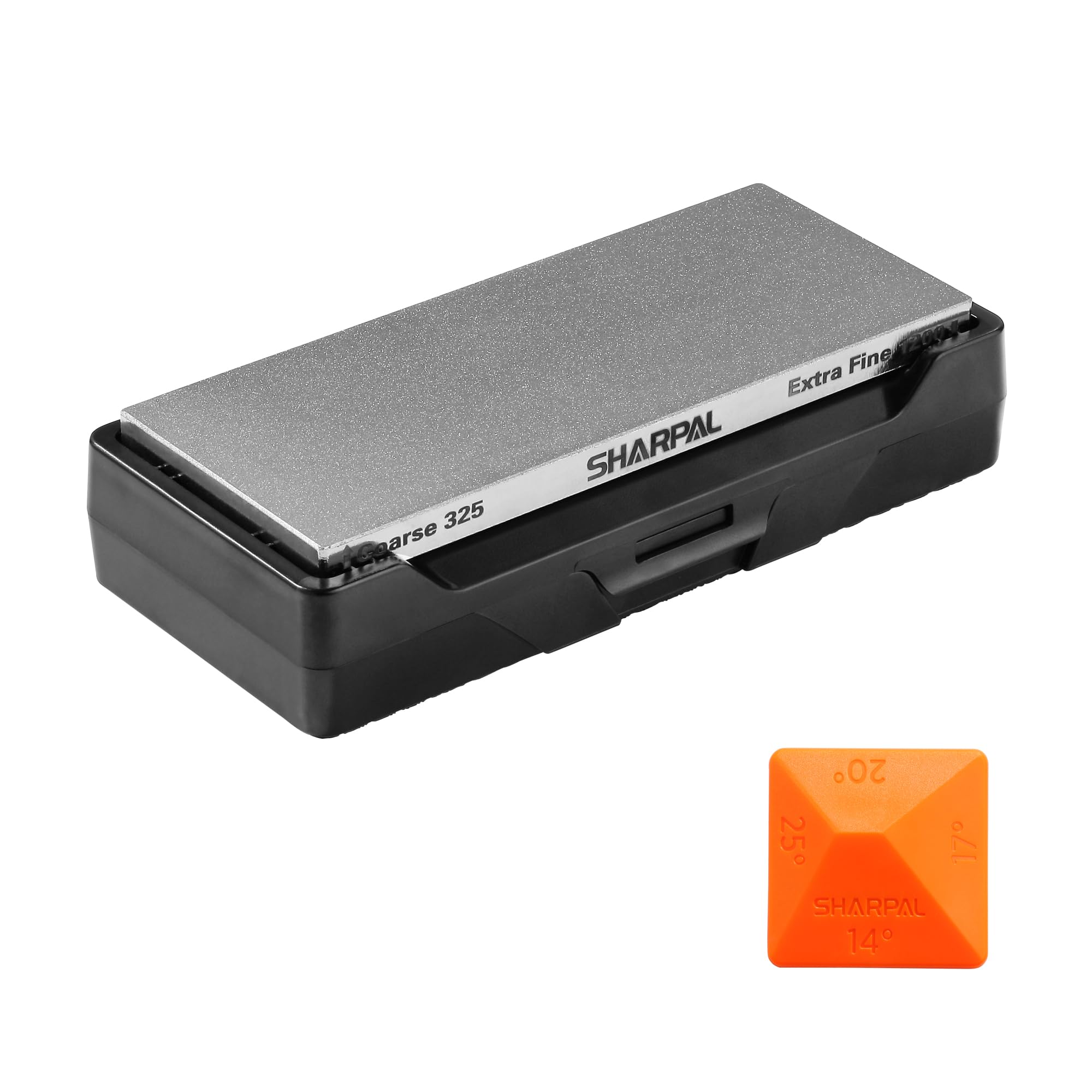 SHARPAL 156N Double-Sided Diamond Sharpening Stone Set: Knife Sharpening Stone, Axe Sharpening Stone, Scissors Sharpening Stone, Diamond Sharpener, Co