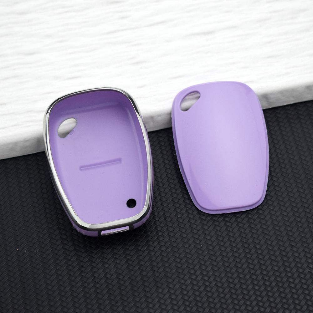 Tpu Car Key Case Cover Shell Protector For Renault Kangoo Trafic Movano Vauxhall Opel Vivaro Car Key Chains Auto Accessories