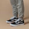 Vans Classic Canvas Checkerboard Low top Kids' Skateboarding Shoes Black White Kids' VN000W9T6BT