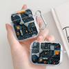 Black Chip Case For Airpods Pro3 1 Pro 2 4 3 Pro2 Clear Earphone Cases Cover