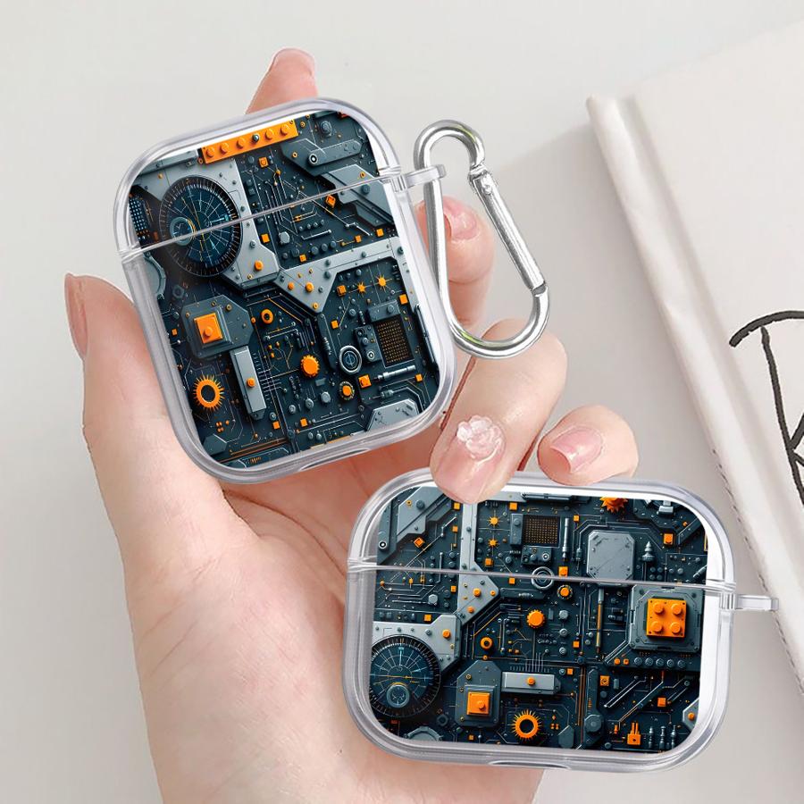 Black Chip Case For Airpods Pro3 1 Pro 2 4 3 Pro2 Clear Earphone Cases Cover