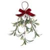 Lifelike Artificial Christmas Tree Wreath With Bowknot Xmas Tree Decoration  Holiday Party