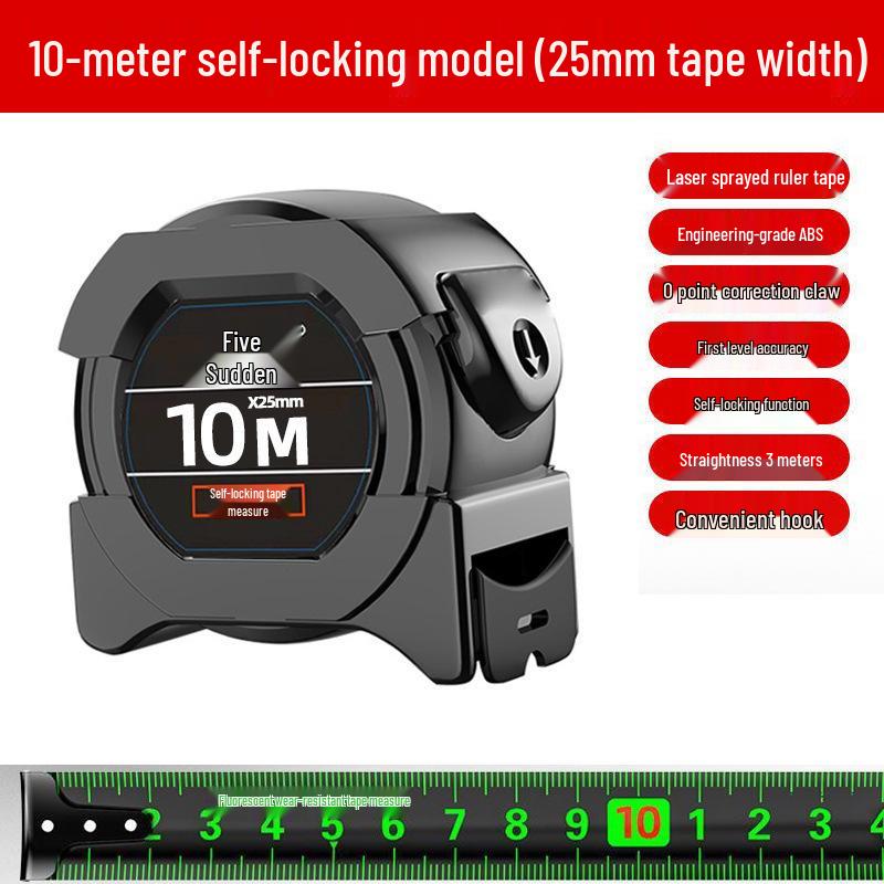 Stainless Steel Tape Measure - 3m, 5m, 7.5m, 10m, Waterproof, Hardened Ruler for Home Use