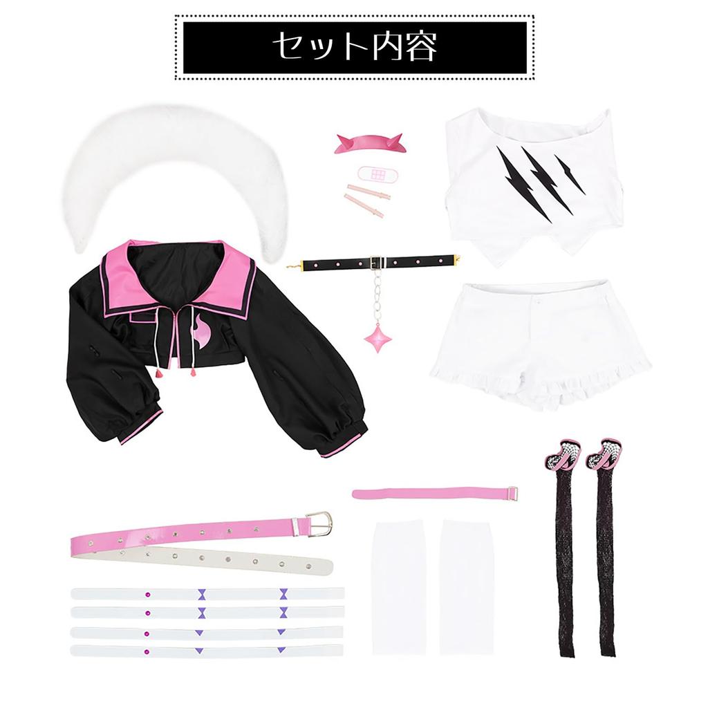 [Milky Time] Hololive Fuwawa Abyssguard Mokoko Abyssguard Cosplay Halloween (Mokoko Abyssguard)