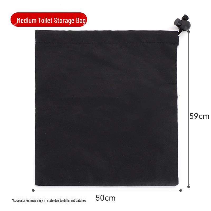 Sammenleggbart telt og utendørs toalettilbehørssett med koagulant