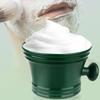 2Pieces Shaving Brush Kit Plastic Shaving Soap Bowl Shaving Lather Bowl with Shaving Brush,Create Rich Shaving Cream
