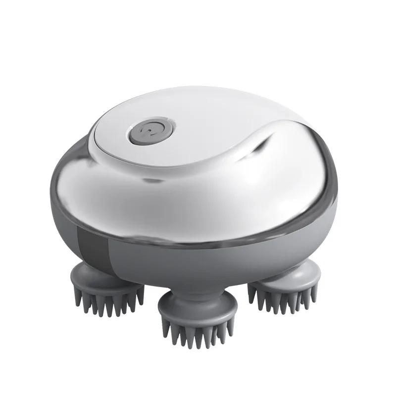 Pet Massager Simulation Human Head Massager Kneading Scalp Multifunctional Hot Compress Relaxing Home