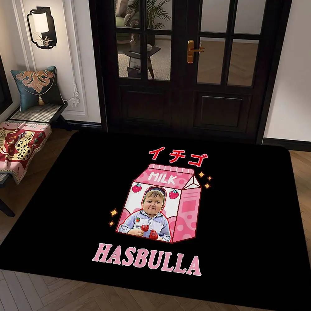 Funny Hasbulla Floor Mat Retro Multiple Choice Living Room Kitchen Rug Non-Slip Modern Home Decor