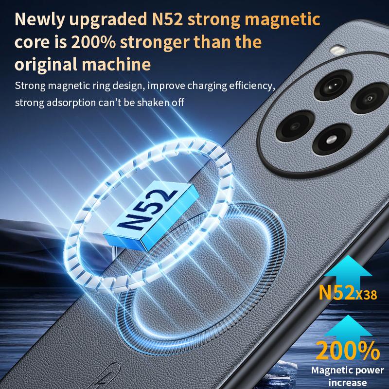 For Oneplus Ace3 Pro Case Magnetic Leather Shield Cover For Oneplus Ace3 Pro High Quality Anti-Fingerprint Non-Slip PC+TPU