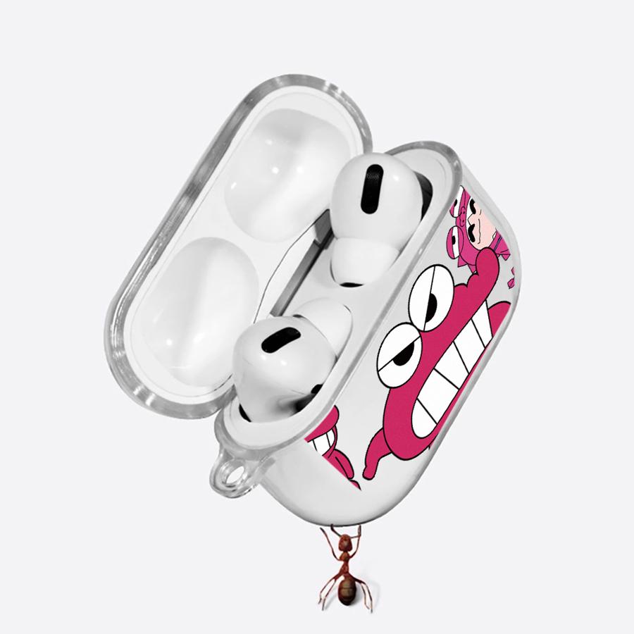 Case For Airpods Pro3 Pro2 Pro 1 3 4 2 Clear Earphone Cases Cover Crayon ShinChan Cartoon