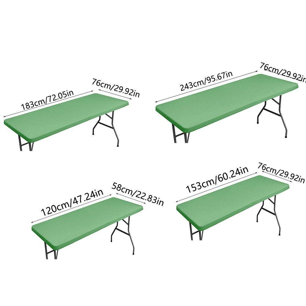 Stretch Picnic Table Cloth Folding Patio Table Cover Premium Elastic Fitted Tablecloths  Outdoor