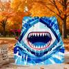 Shark Teeth Water Outdoor Flannel Blankets, Outdoor Travel, Home Blankets, Fan Gifts,Suitable for All Seasons, Christmas Gifts. R1127186