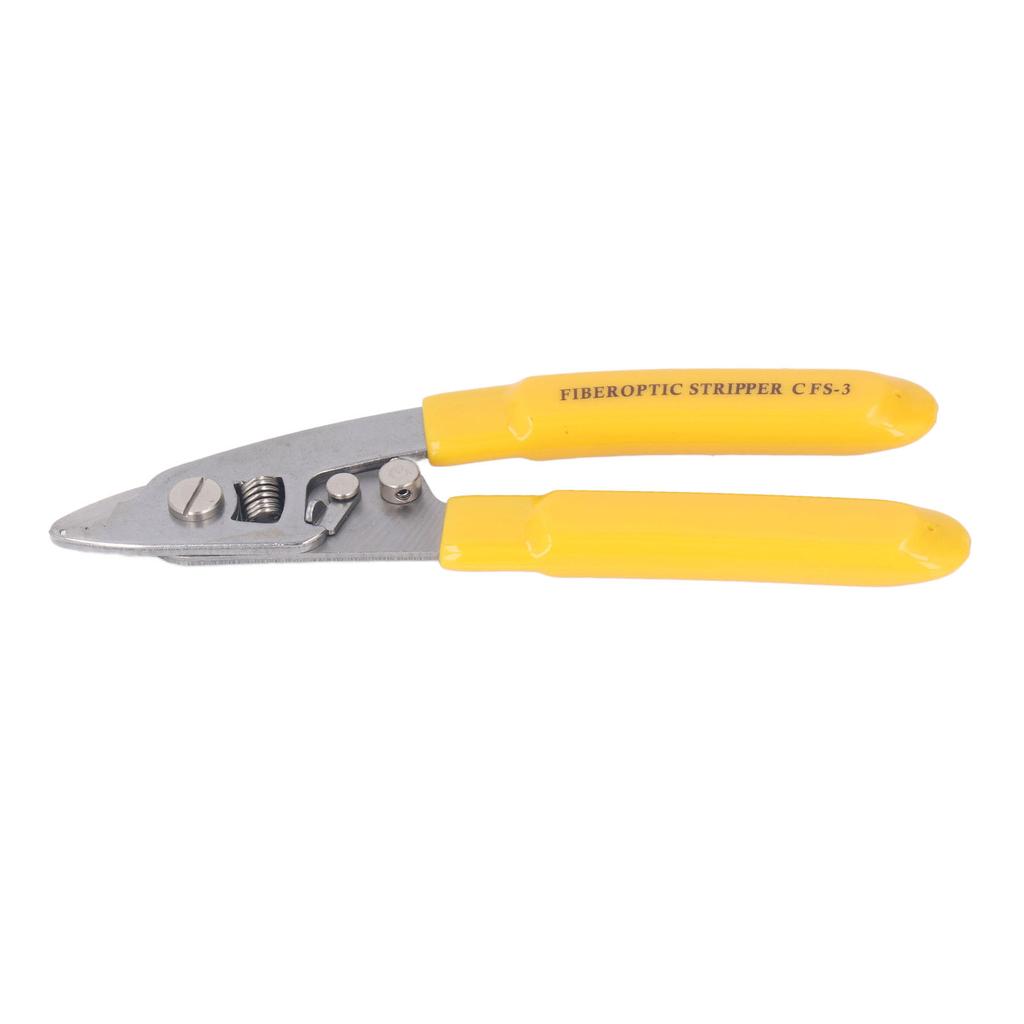 Fiber Optic Stripper Stainless Steel 3 Port Hole Cable Wire Stripping Tool CFS‑3