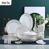 Jingdezhen Ceramiczny Zestaw Stołowy 60-elementowy