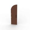Non-Toxic Moc 1Pcs 33216 Door 1X4X11 1/3 Curved Top Building Block Set Castle House Gate Bricks Part Compatible Particle Toy Children Gift