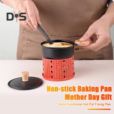 Portable Cheese Oven with Candle Holder Spatula Space-Saving Simple Elegant Cheese Melter Multi-Functional Hot Pot Frying Pan