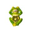 JYL TS/016,New Solar Garden Light Succulent Frog Figurine for Outdoor Home Waterproof Garden Decor