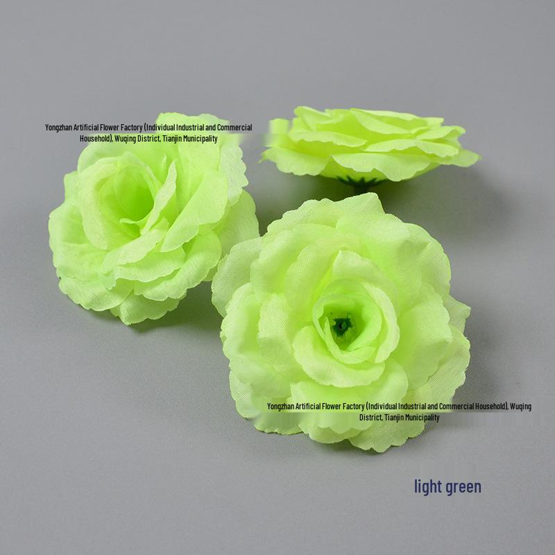 Decorazione Floreale a Forma di Rosa da 8CM per Pareti e Acconciature per Matrimoni ed Eventi