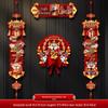 Housewarming Magnetic Door Couplets - New Home Ceremony Decor & Moving-In Gift Sticker