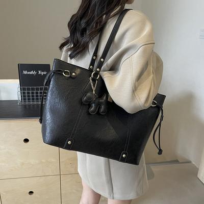 2025 neue High-End-Tote-Bag Damen-Trend Herbst und Winter Retro-Schultertasche Großraumtasche