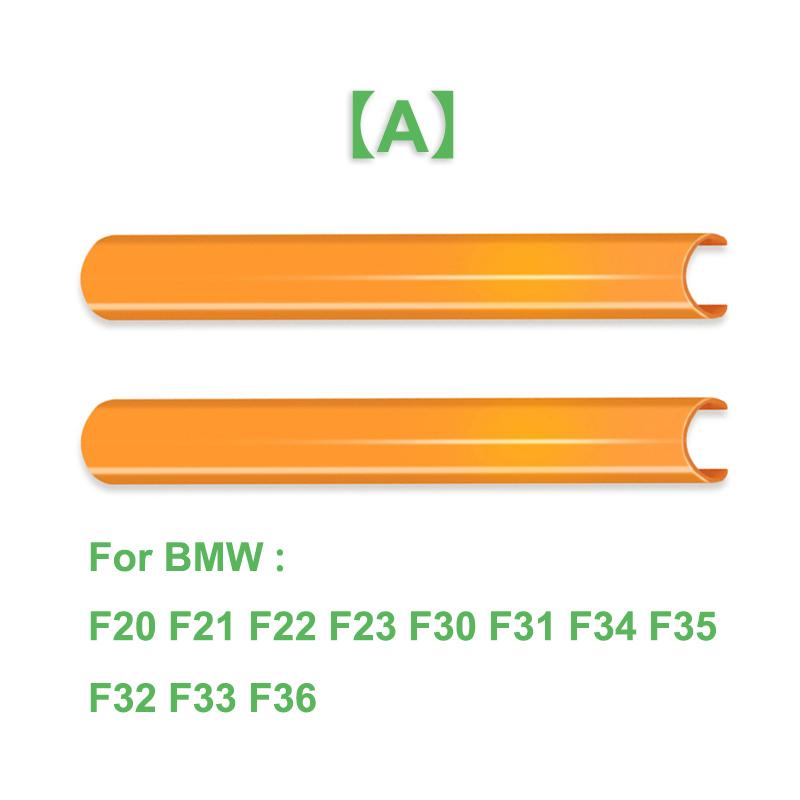 2 Peças Faixas de Acabamento da Grelha Dianteira Capa Adesivos de Moldura Para BMW F10 E60 F30 F32 F20 F22 F06 F02 F25 F26 G20 Série 1 2 3 4 5 6 7