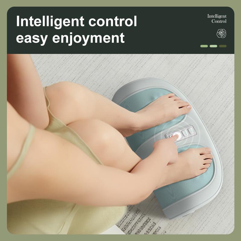 Foot Massager with Heat Electric Kneading Plantar Fasciitis Treatment Machine Circulation for Foot Calf Massage Gift for Dad Mom