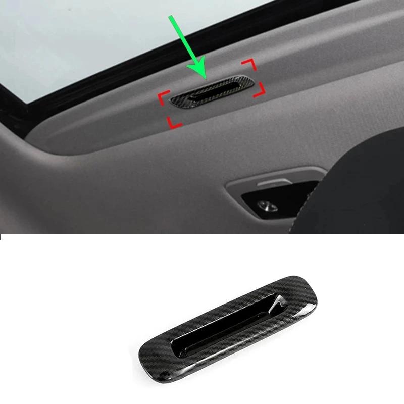 For Kia Seltos     Window Switch Cover Trim Gear Shift Panel Water Cup Holder Cover ABS Carbon Interior Accessories