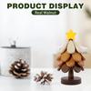 Wooden Tree Trivets for Hot Dishes, Christmas Tree Shape Trivet Set of 4 for Hot Pot Pans, Wood Coasters for Bowls Teapots Drinks Plates, Home Table