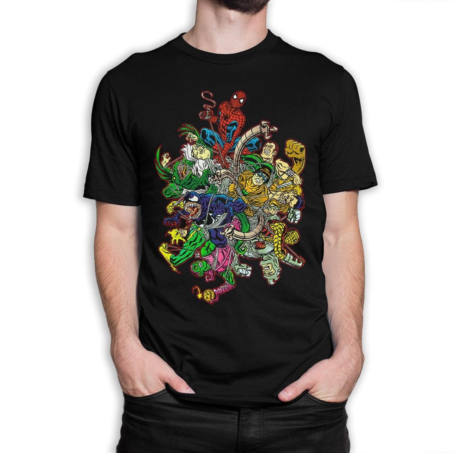Spider-Man Villains T-Shirt, Men s Women s Sizes (met-271) S