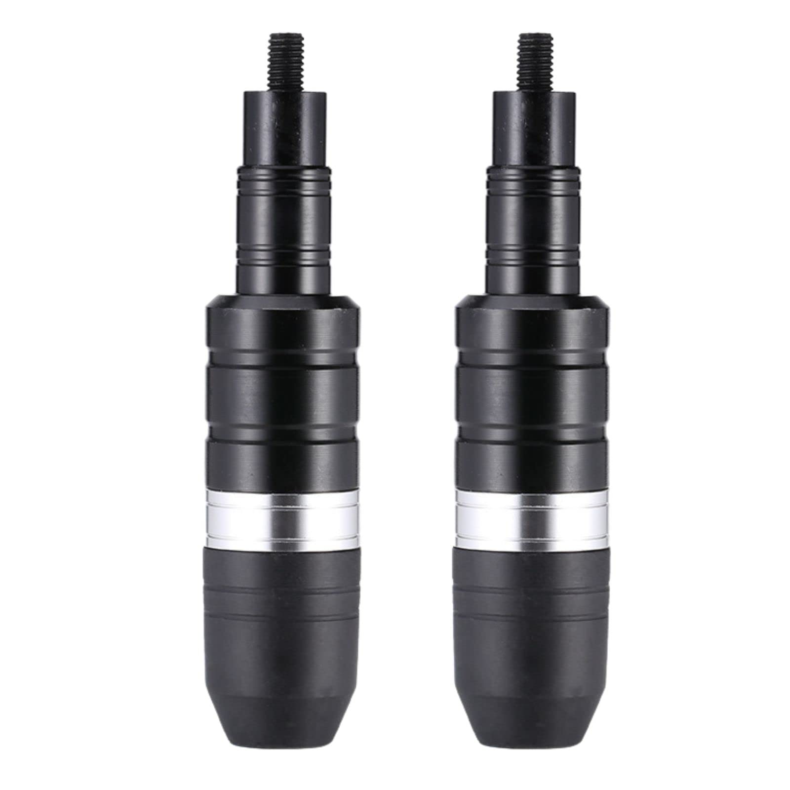 

[Teagle Blanc] Engine Guard Muffler Guard Slider Protector Motorcycle Crash Frame Universal Left and Right Pair Set M8 (Silver)