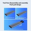 M.2 NVMe SSD Enclosure Adapter Aluminum HDD SSD Case USB C 3.1 Gen2 10Gbps to NVMe SATA NGFF PCIe External Box for Laptop PC