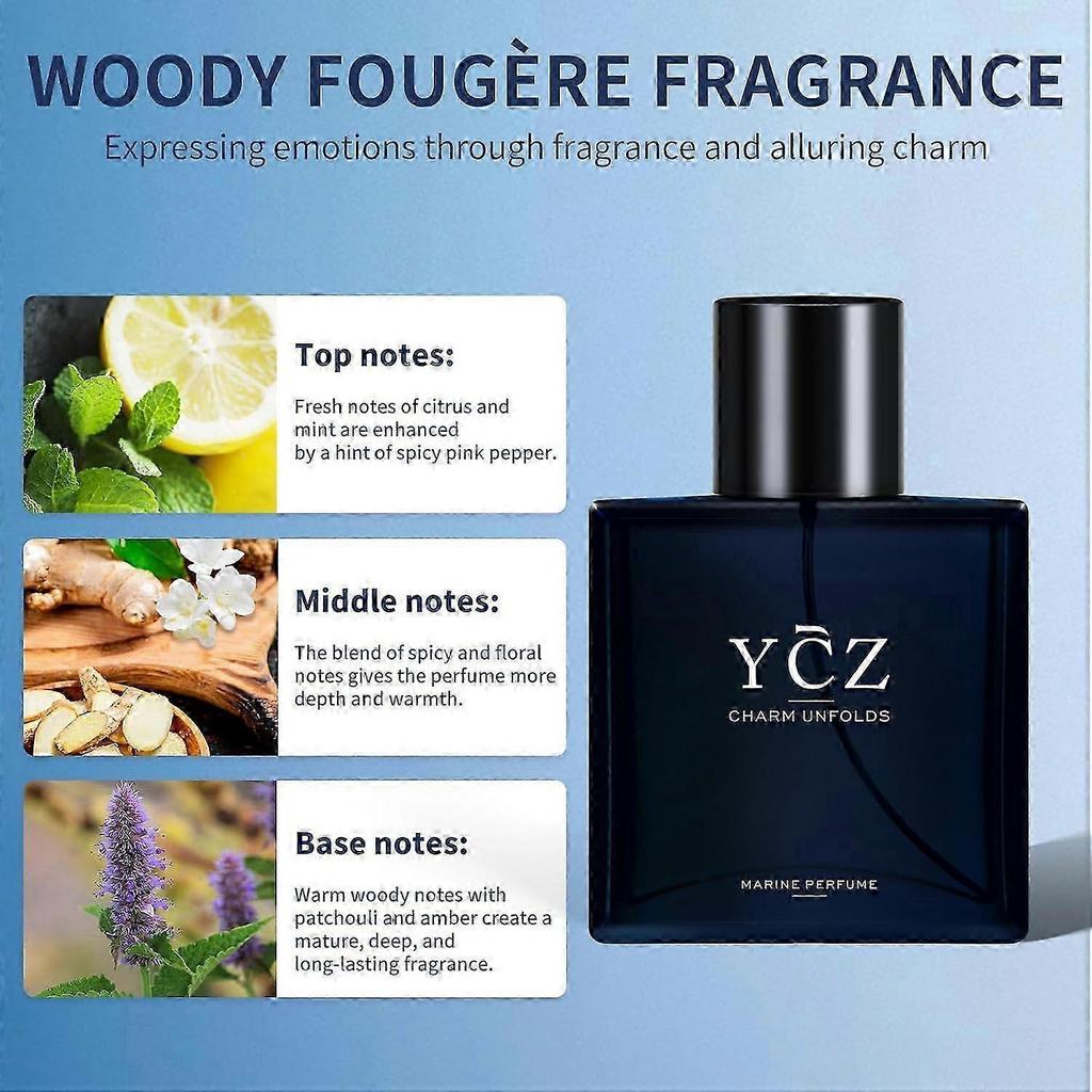 25-26 YCZ Men's Cologne Light Perfume Long-lasting Fragrance