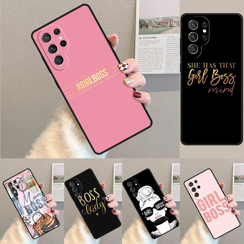 Princess Female Boss Coffee Soft Phone Case For Samsung Galaxy Note 10 Pro S26 S25 S24 S23 S22 Ultra Plus S21 FE S20 Cover