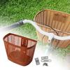 Bicycle Basket Kids Adults Bike Front Basket Pet Carrier Large Storage Box for Camping Grocery Shopping
