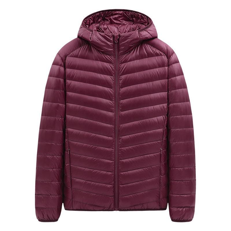 Autumn and Winter New Hooded Men's Down Jackets Can Be Opened Twice, Short Trendy Casual Versatile