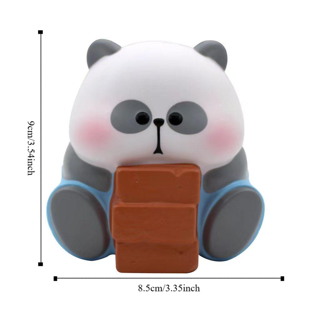 Kneading PVC Panda Squeeze Toys Elastic Animal Panda Fidgeting Toys Birthday Kids Gift