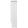 Cache-radiateur - vidaXL - 172 cm - MDF - Blanc - Design à lattes moderne