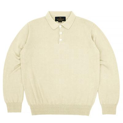 Libeumakeuseu Lm. Lot 201 Plain Knit Polo Ivory