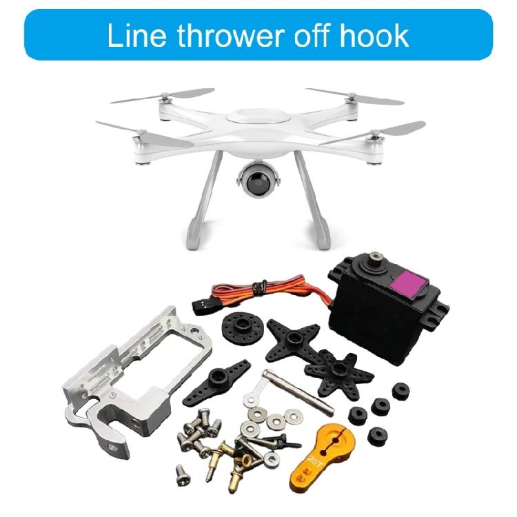 Aluminum Servo Parabolic Switches Device Drones Upgrades Kit Servo Release Dropper and Hook for Remote Controller